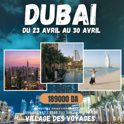 Voyage organisé DUBAI avril 2024 