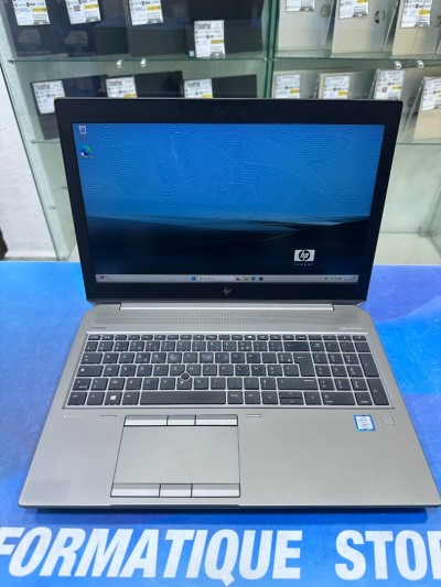 HP Z BOOK 15 G6 CORE : INTEL I7 - 9750H DISC :  512 GB  (SSD)  RAM : 16 GB  NVIDIA T1000 4GB