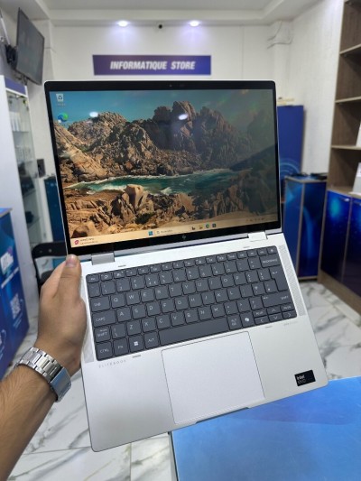 HP ELITEBOOK 1040 G11 X360 CORE : ULTRA 5 125U DISC :  256 GB  (SSD)  RAM : 16 GB  