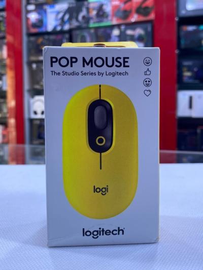 Logitech POP Silent Wireless Bluetooth Mouse (Blast Yellow)