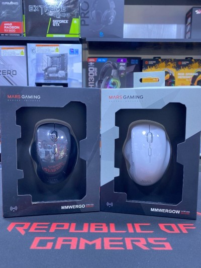Mars Gaming MMWERGOW Wireless Ergonomic Mouse for PS4/PS5/XBOX/PC/Mac 