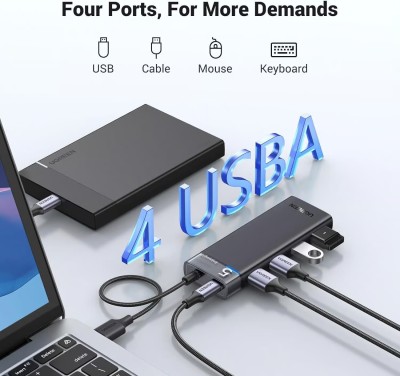 UGREEN USB Hub 3.2 Ultra Slim Data Hub 4 Ports with LED Indicator