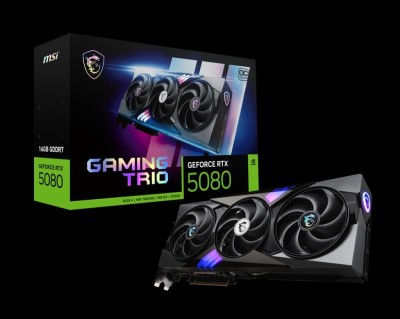 MSI RTX 5080 16G GAMING TRIO OC black