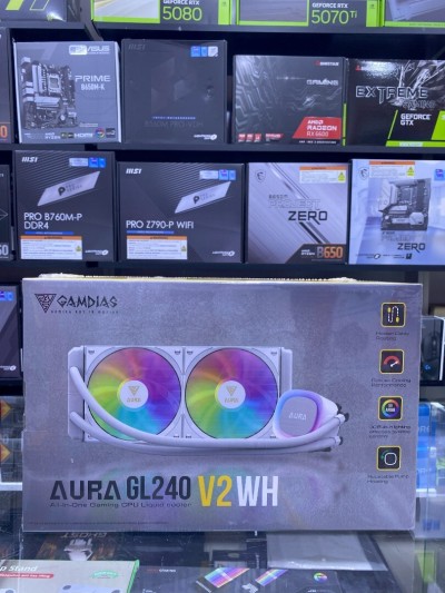 WATERCOOLING GAMDIAS AURA GL240 V2 BLACK RGB