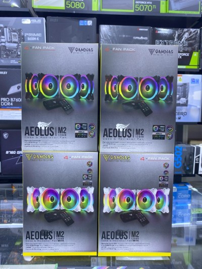 FAN GAMDIAS AEOLUS M2-1204R WHITE ARGB
