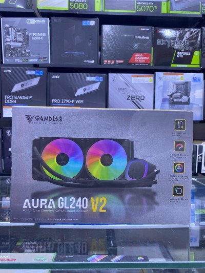 WATERCOOLING GAMDIAS AURA GL240 V2 WHITE RGB