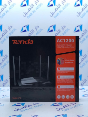 Modem Routeur Tenda V12 Ac1200 Wifi ADSL/VDSL2