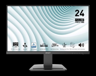 Ecran MSI 24 Pouces Pro Mp243x  Series IPS 100 Hz Black 