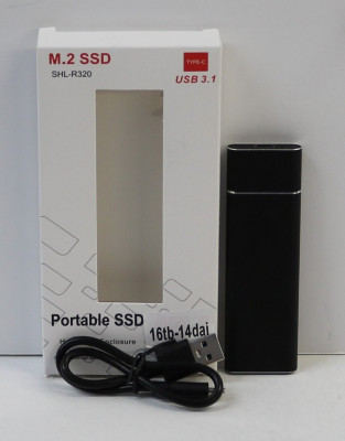 RACK SSD M.2 SHL-R320 Portable SSD Hard Drive Enclosure Type-C