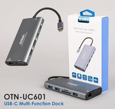 Type-C Multi-function (ONTEN OTN-UC601) dock station 12in1 