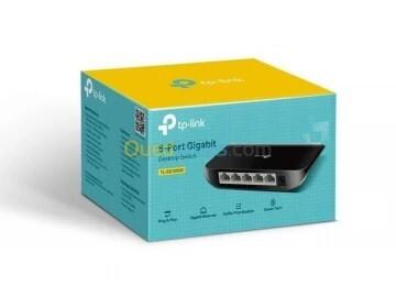 TP-LINK SWITCH DE BUREAU TL-SG1005D - 5 PORTS GIGABIT - 1000 MBPS - NOIR