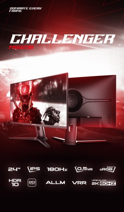 Matos Challenger 24'' 180hz Fast IPS 0.5 ms GTG VRR 2k