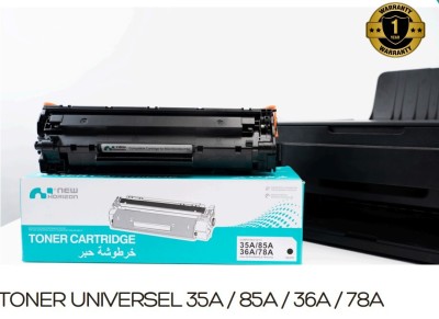 Toner universel 35A 85A 36A 78A compatible, HP LaserJet P1102 et Canon LBP6000, MF3010