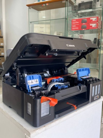 Canon PIXMA G3410 Imprimante Multifonction Jet d Encre Couleur WiFi A4 avec Reservoir Rechargeable