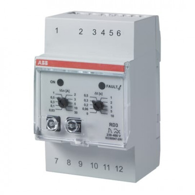 electrical-material-relais-differentiel-abb-rd3-230vac-montage-sur-rail-din-dar-el-beida-algiers-algeria