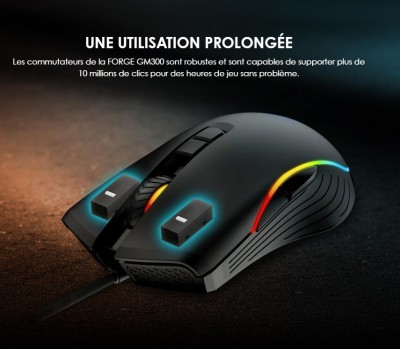 SOURIS MSI FOTGR GM300 BLACK