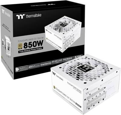 ALIMENTATION THERMALIGHT TOUGHPOWER GT 850W SNOW GOLD ATX MODULAIRE WHITE