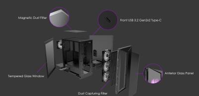 BOITIER MSI MPG GUNGNIR 110R BLACK