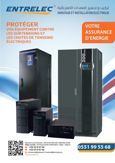 ONDULEURS ONLINE -STABILISATEURS DE TENSION-TRANSFORMATEUR D'ISOLEMENT 