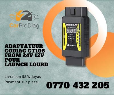Adaptateur Launch Lourd 24v to 12v Godiag GT106