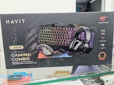  COMBO GAMING HAVIT KB 4236 4IN1/CLAVIER-SOURIS-CASQUE-TAPIS