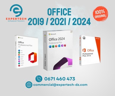Licences Microsoft Office 2024/2021/2019 PRO PLUS Officiel