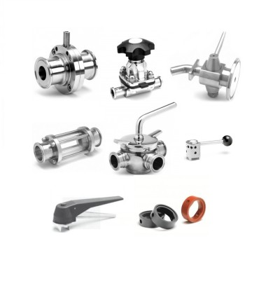 ROBINETTERIE AGRO-ALIMENTAIRE INOX - GAMME CLAMP