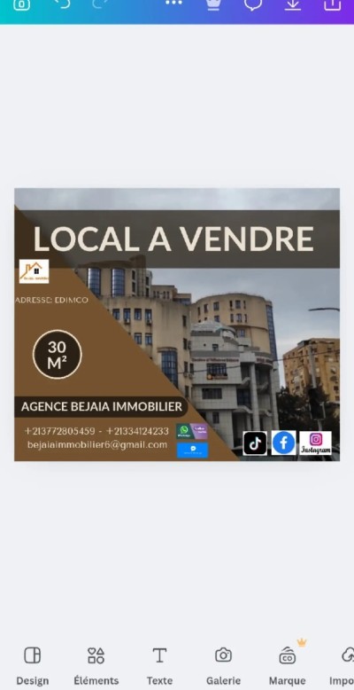 Sell Commercial Béjaïa Bejaia