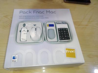 Pack Fnac Mac Souris sans fil/Pavé numérique/Hub USB/Câble réseau/Pochette