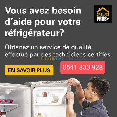 Réparation Réfrigérateur / Congélateur  a Domicile  Toutes Marques 