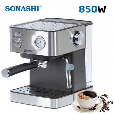 SONASHI Cafetière Expresso 15Bars 850W SCM-4967