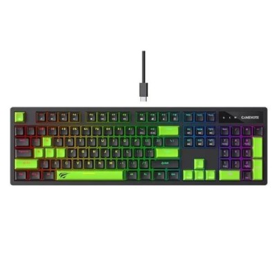 HAVIT KB893L BLACK/GREEN BLUE SWITCH