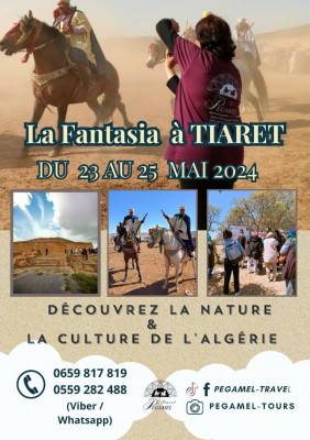 voyage organisé مدينة تيارت // La fantasia à Tiaret & Tissemsilt "Theniet el had" 