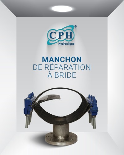 MANCHON DE RÉPARATION À BRIDE & À DEUX BANDES