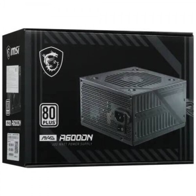 Power Supply MSi MAG A600DN 600w 80 plus white 