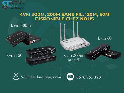 kvm 300m, kvm 200m sans fil, 120m, 60m en gros