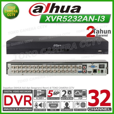 XVR Dahua 32CH i3 Up To 5mp 2 disques