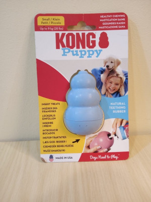 Jouet KONG Puppy pour chien, aide à développer sainement la dentition et les muscles de la mâchoire.