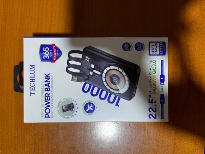 POWER BANK TECHLUM TE-MP15 22.5W 10000MAH