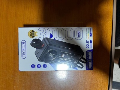 POWER BANK TECHLUM TE-MP01 22.5W 30000MAH