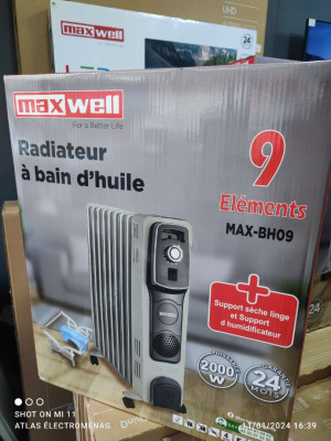 RADIATEUR A BAIN D'HU MAXWELL 9 ELEMENTS  MAX-BH09