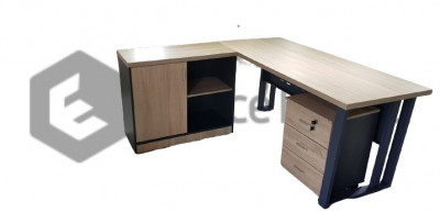 bureaux-caissons-bureau-avec-pietement-metalique-eco-claire-1m60-ain-benian-alger-algerie