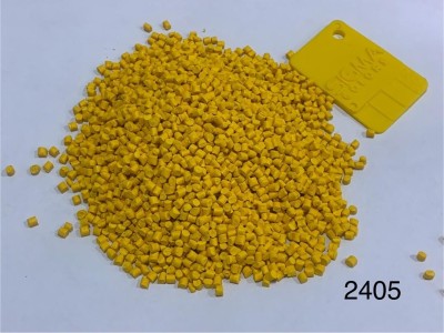 Colorant De Plastique Jaune Et Orange 