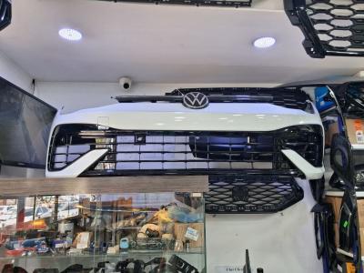 Pare-chocs Volkswagen Golf 8 R sport noir, blanc, bleu  noir blanc  