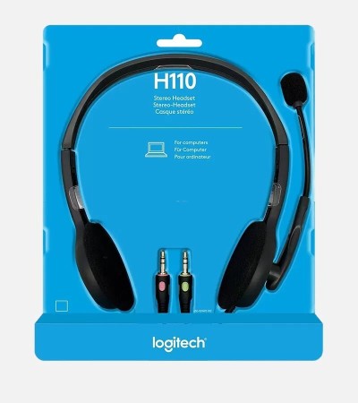 Casque Logitech H110 Stereo Headset  Gray/Silv