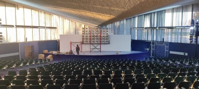 LED SCREEN P2 high rafreresh At Auditorium 