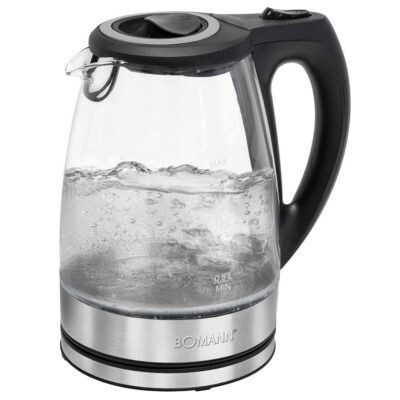 Bomann Bouilloire Electrique En Verre 1,7 L 2200W  Wks 6032 Cb