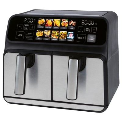 ProfiCook Friteuse à air chaud 2 compartiments 8 litres (2x4 L) PC-FR 1287