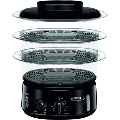 Cuiseur Vapeur 3Bols Avec Maintien Au Chaud 900W 9L Simply Invents Seb VC110800
