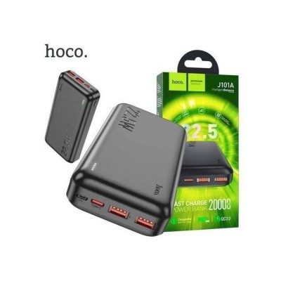 Hoco J101A Batterie Externe Charge Rapide 22.5W 20000MAH - Noir